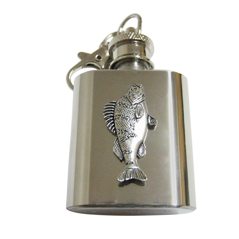 Perch Fish Keychain Flask
